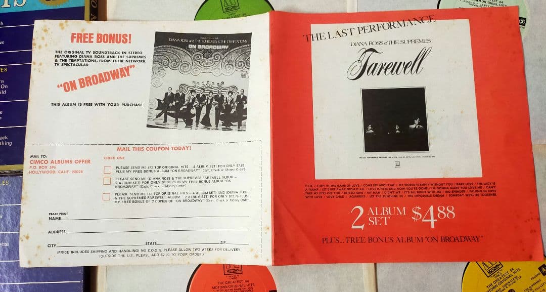 4LP 64 モータウン ヒッツ (ジャクソン5 他多数)