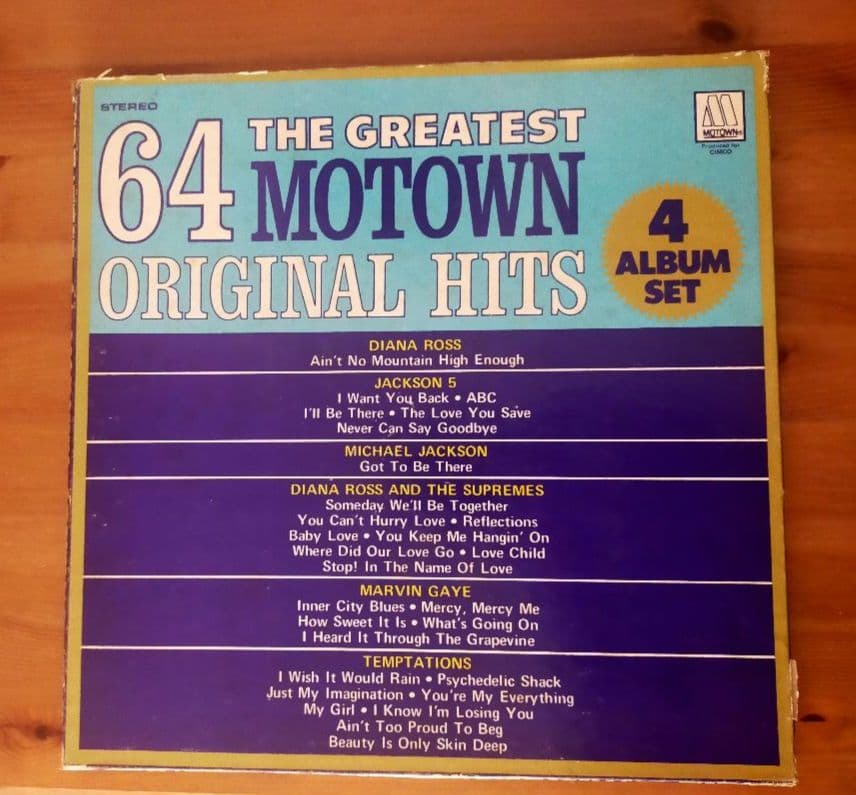 4LP 64 モータウン ヒッツ (ジャクソン5 他多数)