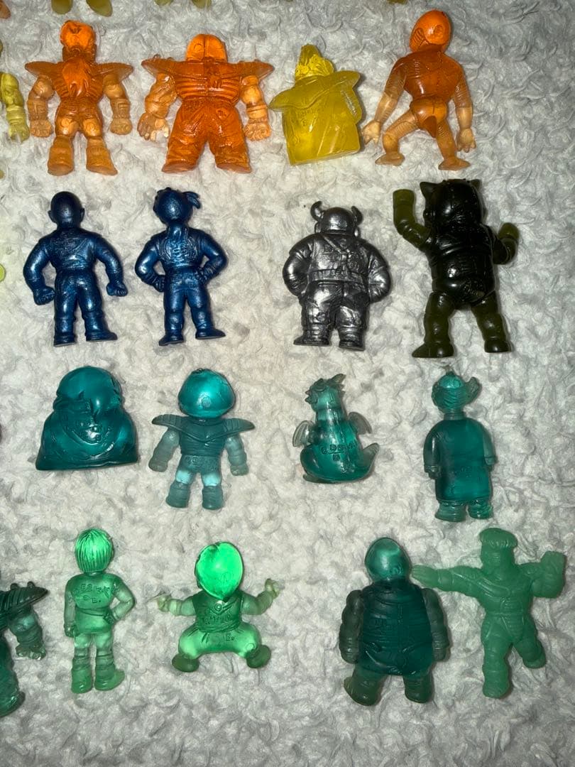 クリア 蛍光　ドラ消し　45体　まとめ売り