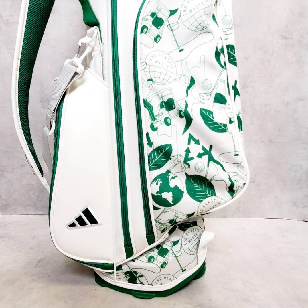 アディダス PLAY GREEN グラフィック スタンド式 キャディバッグ