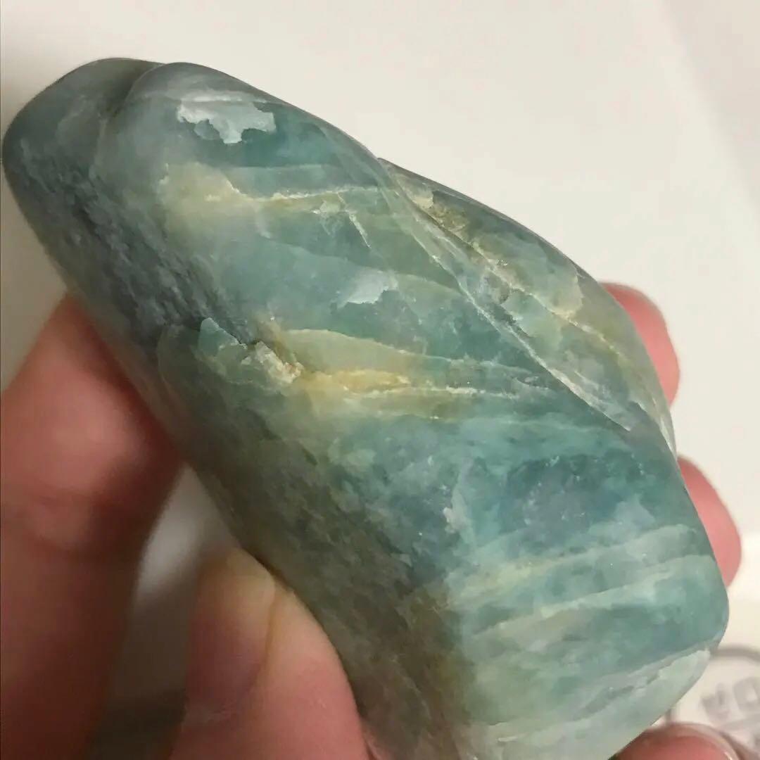 糸魚川翡翠　青　海石　199g