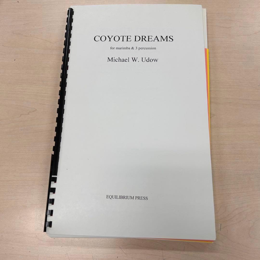 アート・デザイン・音楽 COYOTE DREAMS for marimba & 3 percussion
