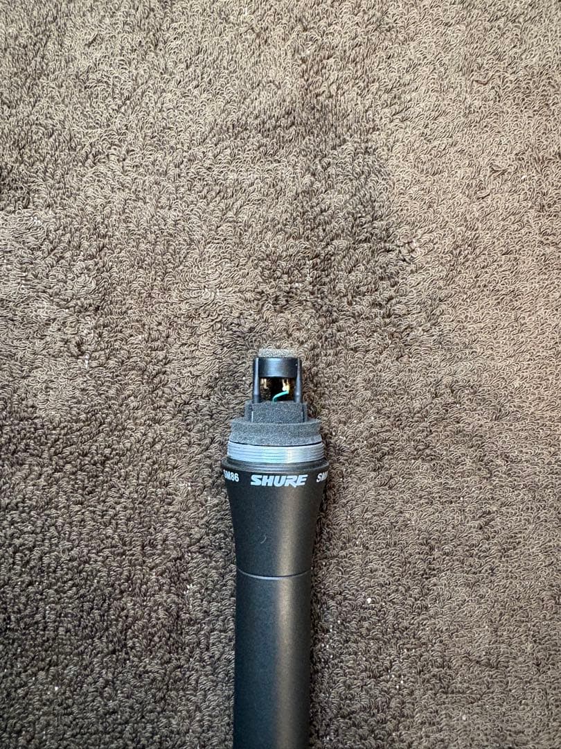 SHURE SM86コンデンサーマイク +PS-6 ポップフィルター(おまけ)