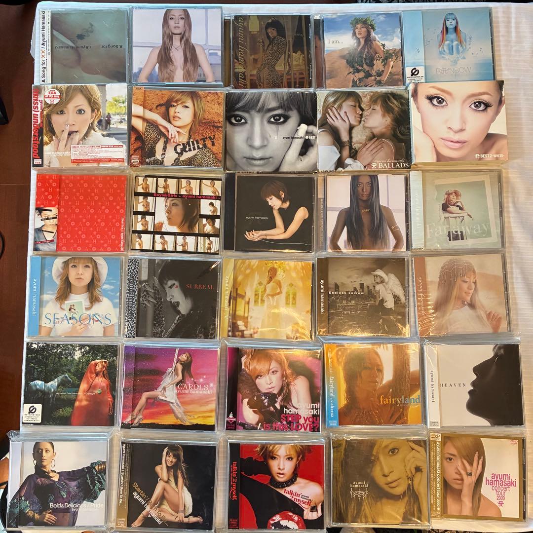 日*4様 浜崎あゆみ　まとめて30枚セット アルバム11枚　シングル18枚　+D