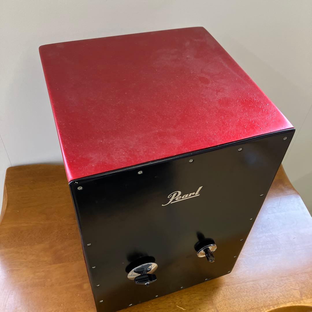 【レア】Pearl カホン　レッドPCJ629 Jingle Cajon　パール