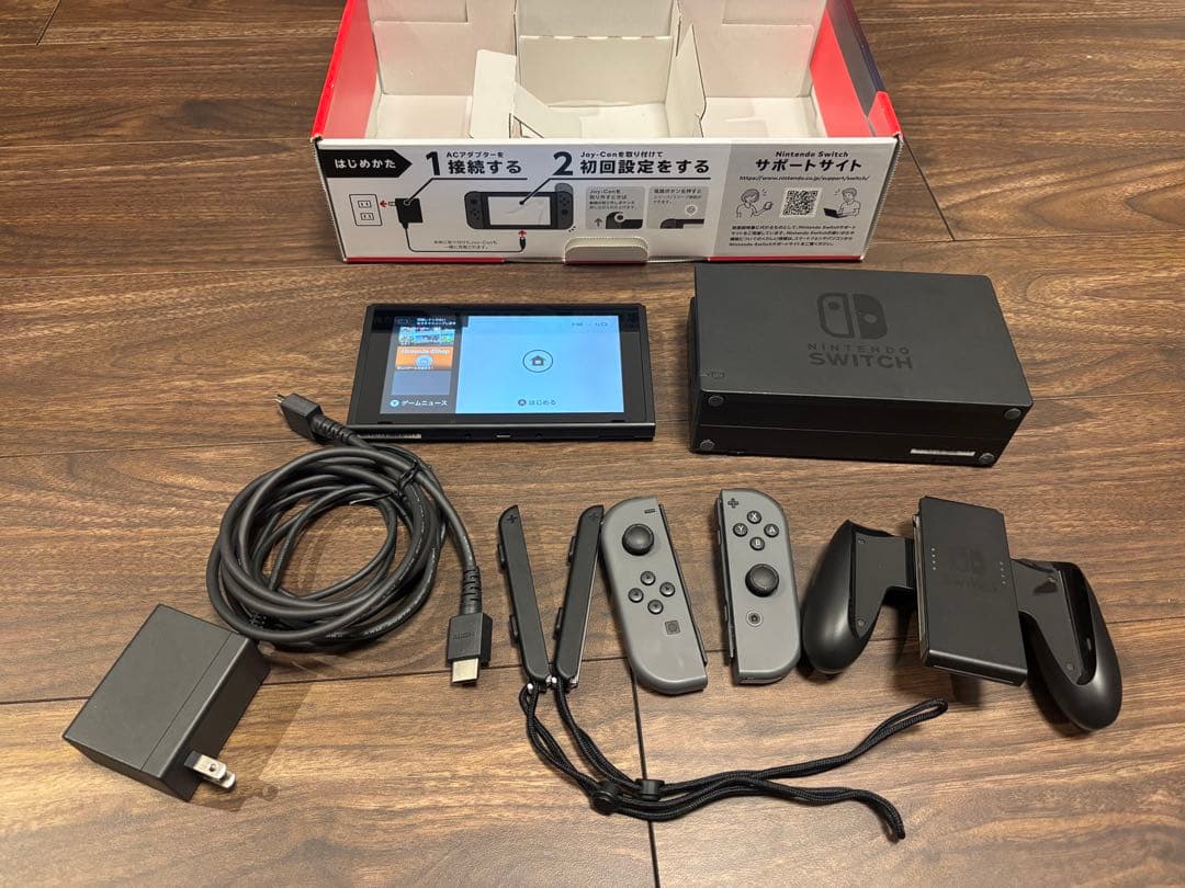 Nintendo Switch 本体 (ニンテンドースイッチ) グレー