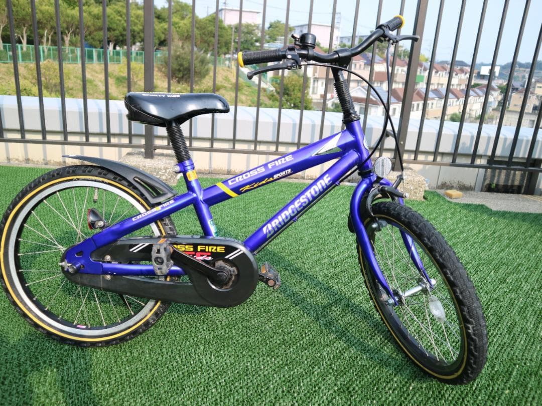 美品 子供用自転車 ブリヂストン クロスファイヤー キッズ スポーツ 18インチ
