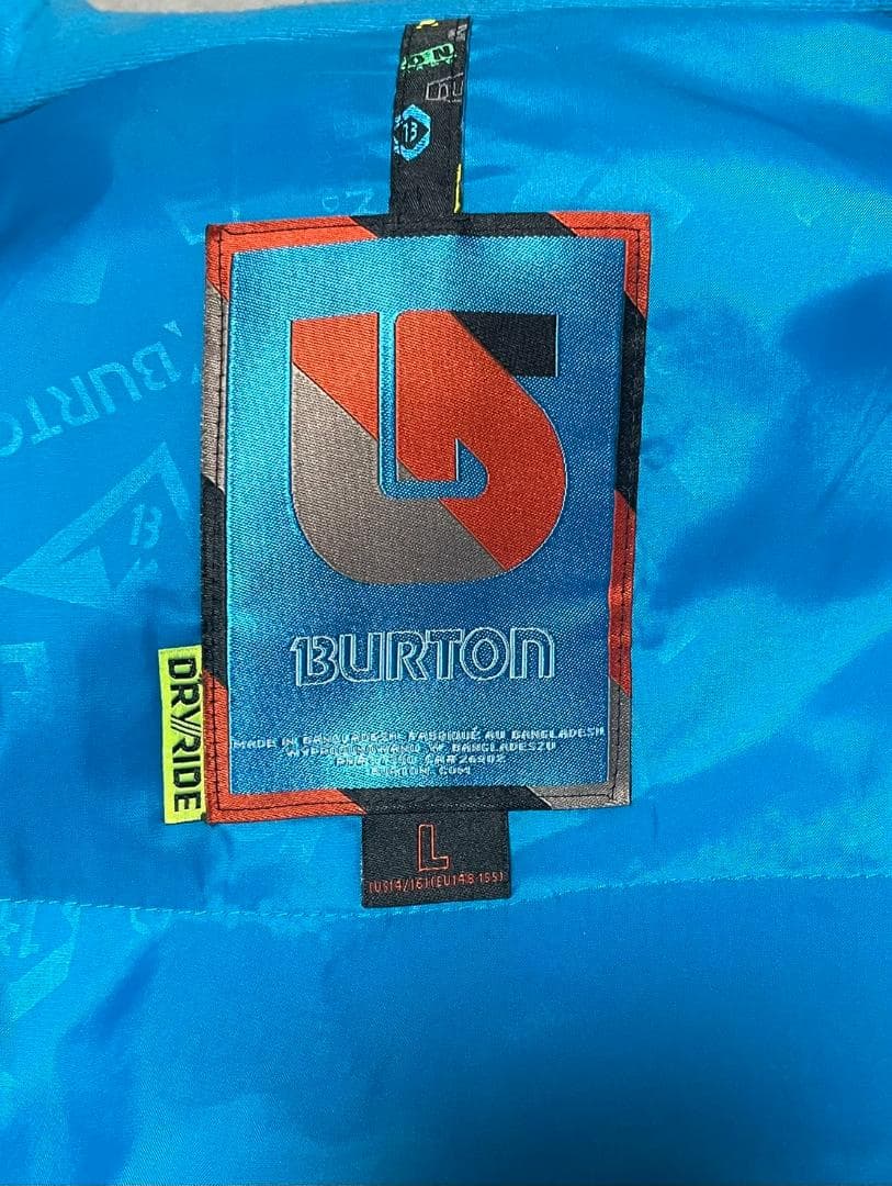 BURTON 子ども用 Lサイズ 上下セット