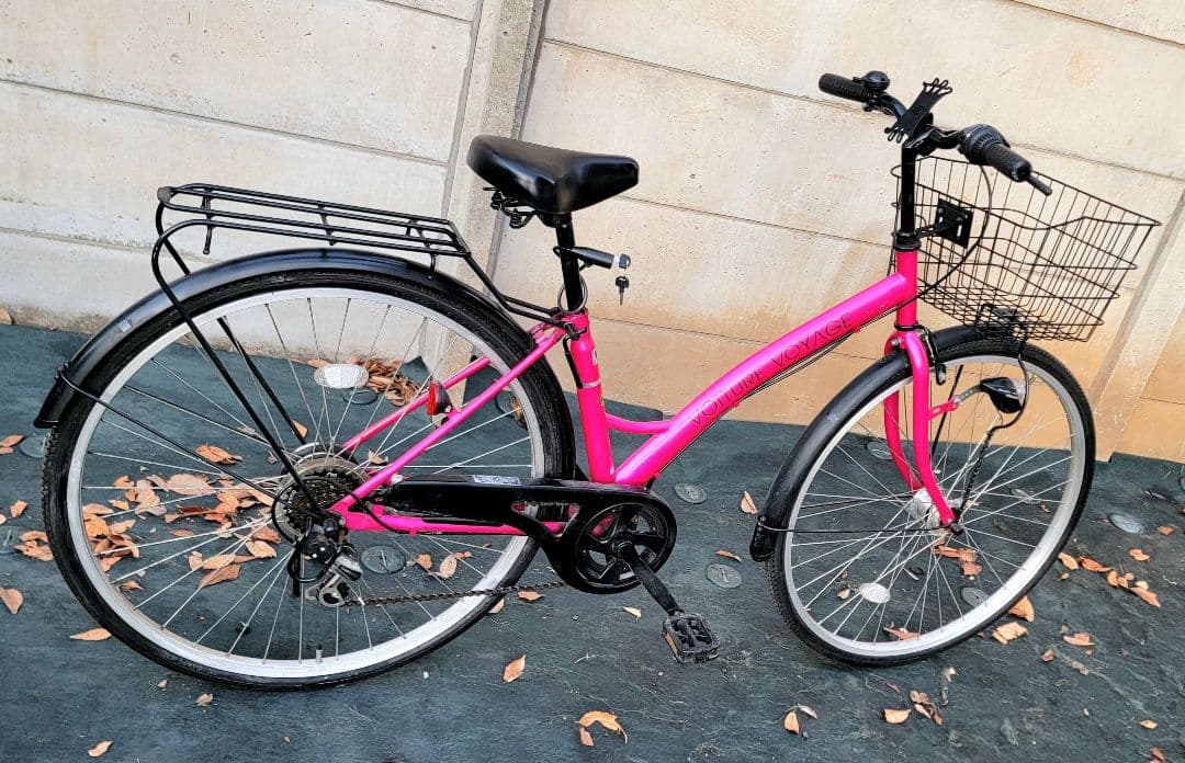 オ-トライト自転車6速ギア カゴ付き