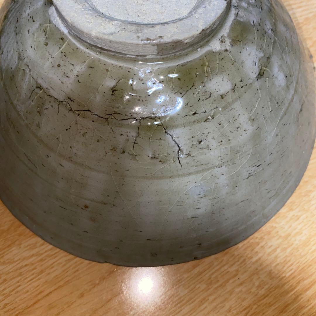 陰刻紋青磁茶碗　宋時代　耀州窯