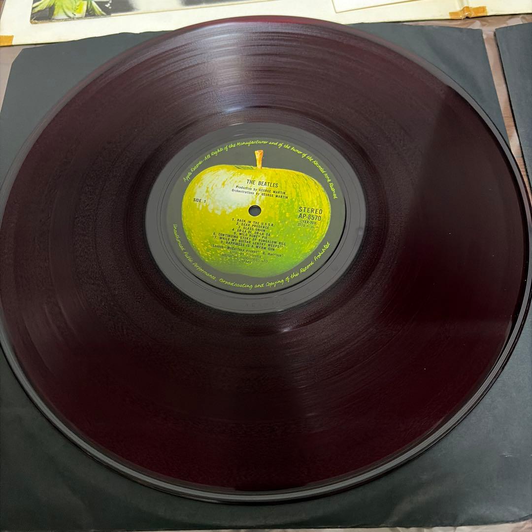 ビートルズ　The BEATLES ホワイトアルバム　赤盤　レコード　2枚組