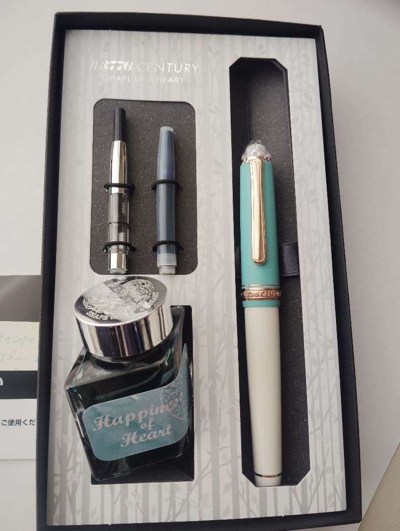 【美品】ブルーバード センチュリー Мニブ 石丸堂限定インク付 プラチナ万年筆