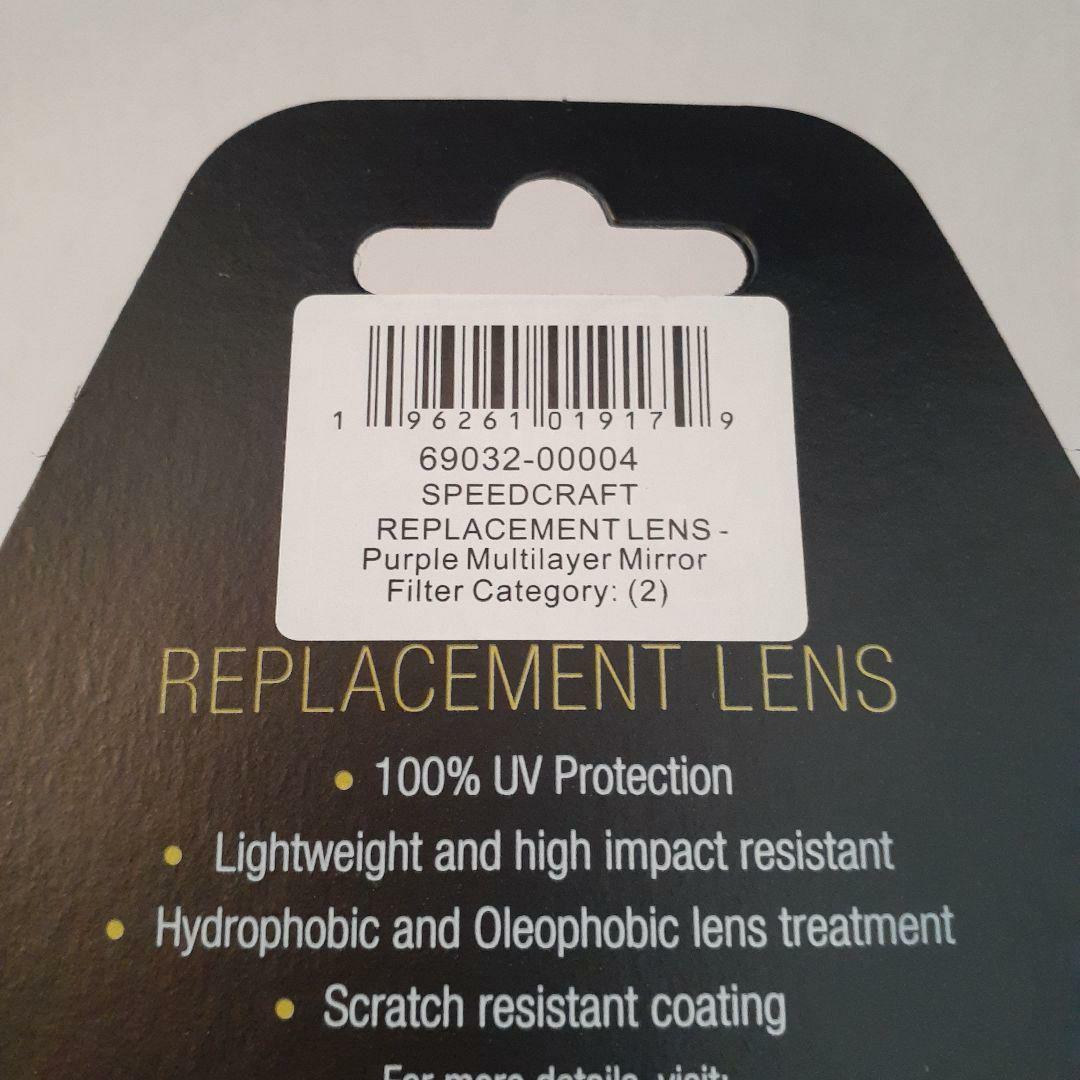 100% Speedcraft レンズ パープル ワンハンドレッド サングラス