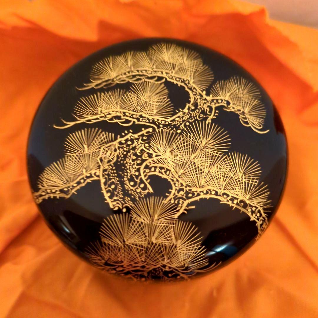 【特価！】【茶道具】平棗　秋田　川連漆器　藤原清助（静雨）作