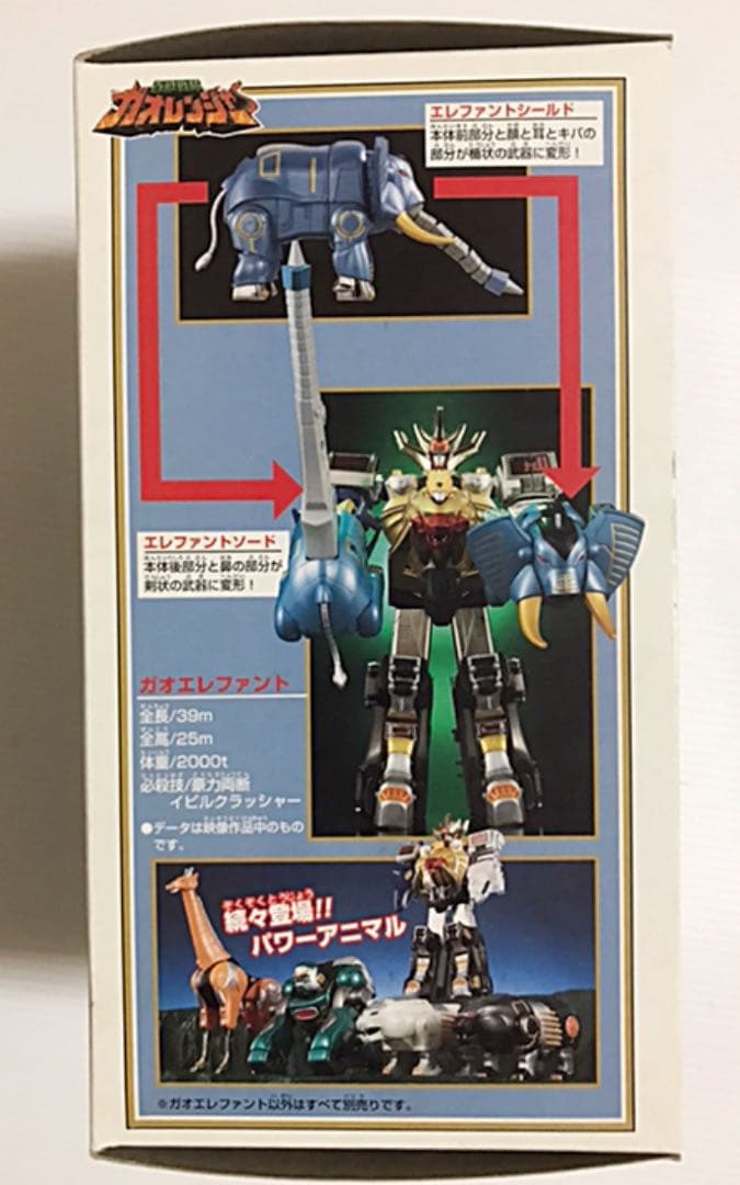 百獣戦隊ガオレンジャー　パワーアニマルシリーズ1 ガオエレファント