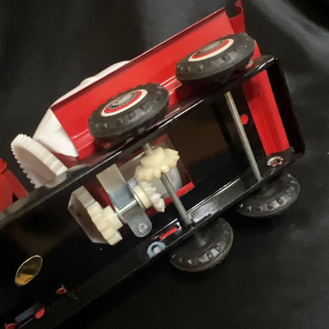 マルサン　ブリキ　コンクリートミキサー　フリクション　昭和レトロ