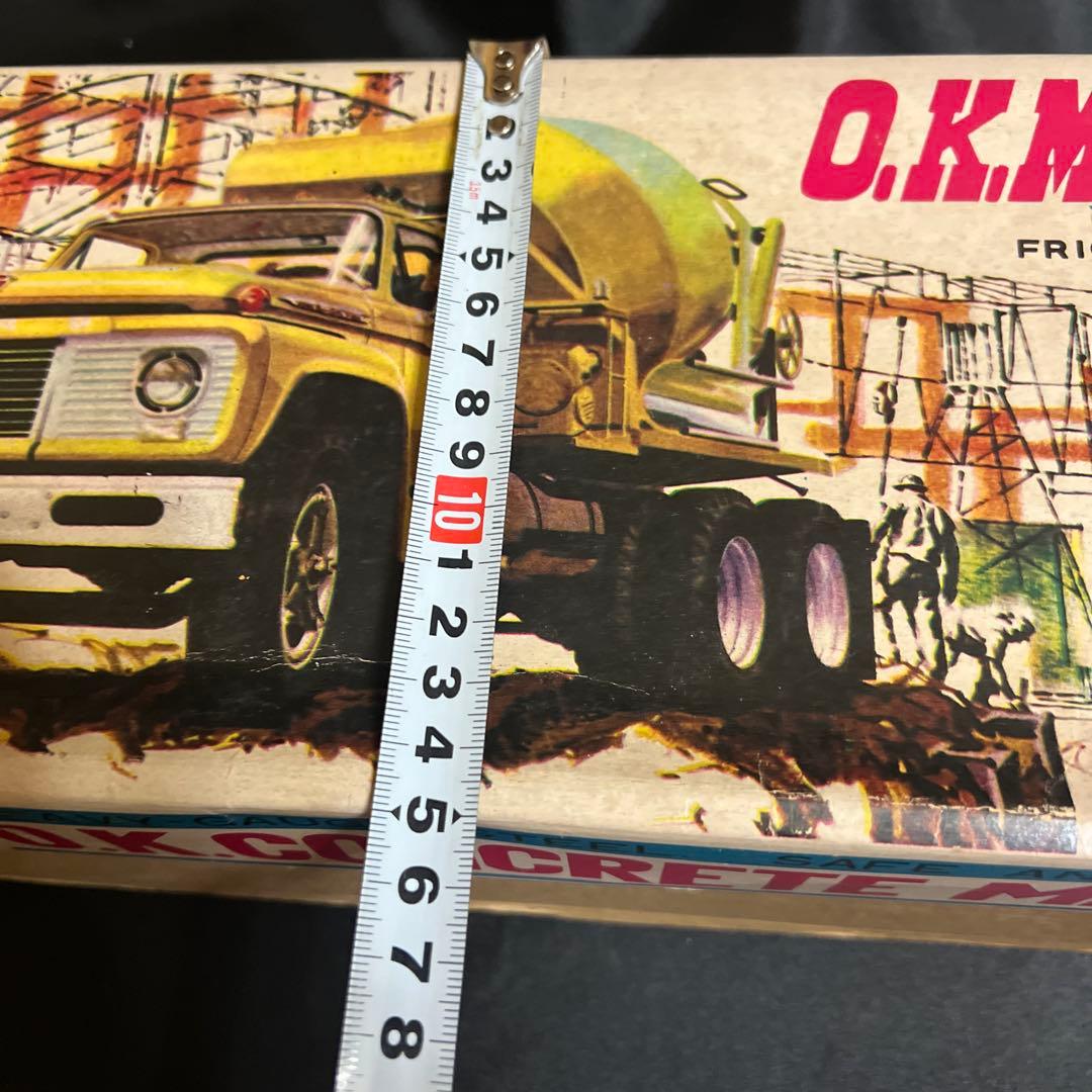 マルサン　ブリキ　コンクリートミキサー　フリクション　昭和レトロ