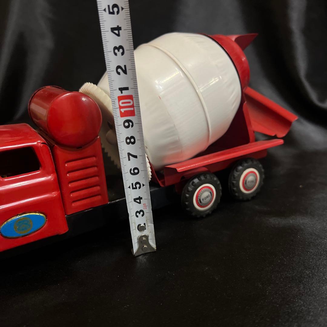 マルサン　ブリキ　コンクリートミキサー　フリクション　昭和レトロ