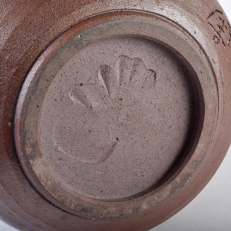 九谷焼　柳雨軒　三代　徳田八十吉作　花生　共箱　M　R9016B