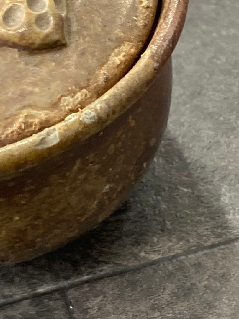 値下げ！備前焼 宝瓶 登り窯 松ぼっくり　手びねり 急須 陶磁器　煎茶　茶器