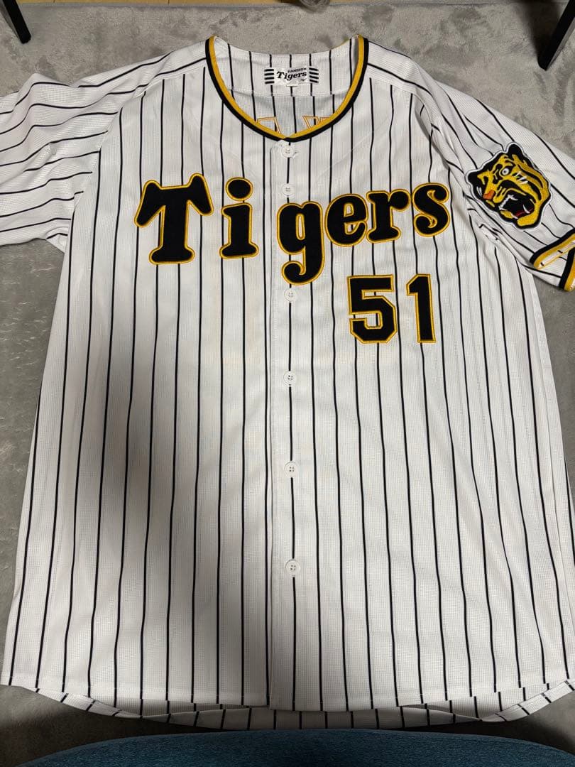 阪神タイガース 中野拓夢 ユニフォーム O XL