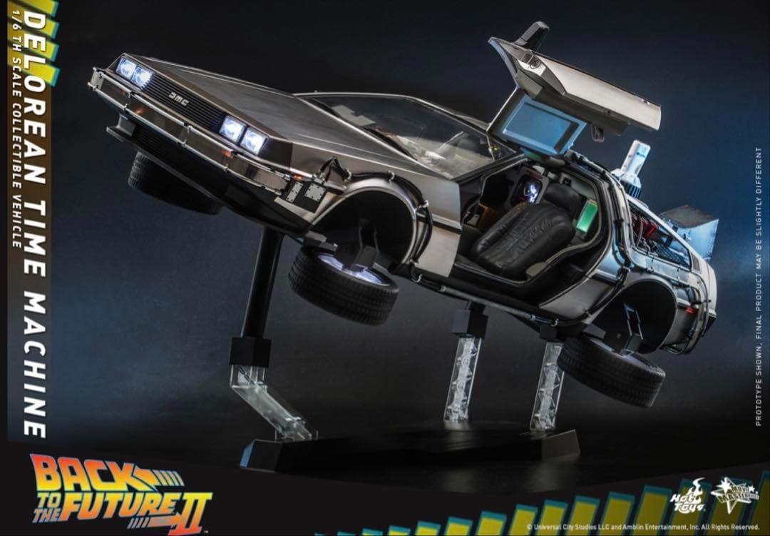 【新品】ホットトイズ バックトゥザフューチャー PART2 デロリアン 1/6
