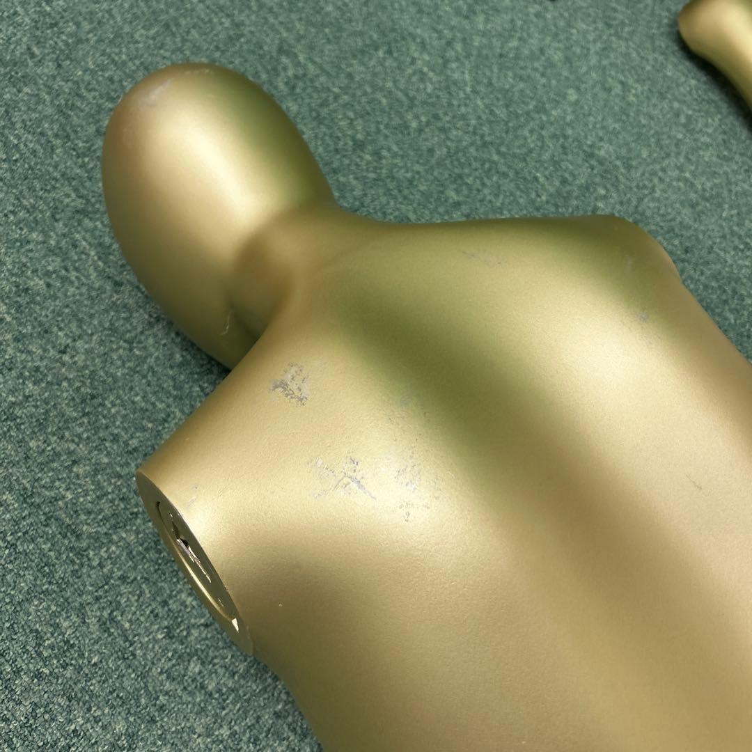 【高身長200cmくらい】全身マネキン（女性型）｜色：ゴールド（＝金色）