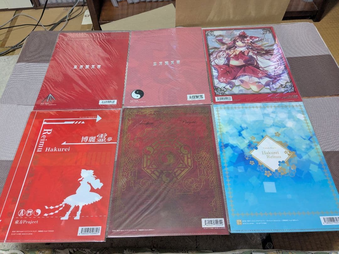 東方Project 波天宮　霊夢＆魔理沙　A4クリアファイル12枚セット