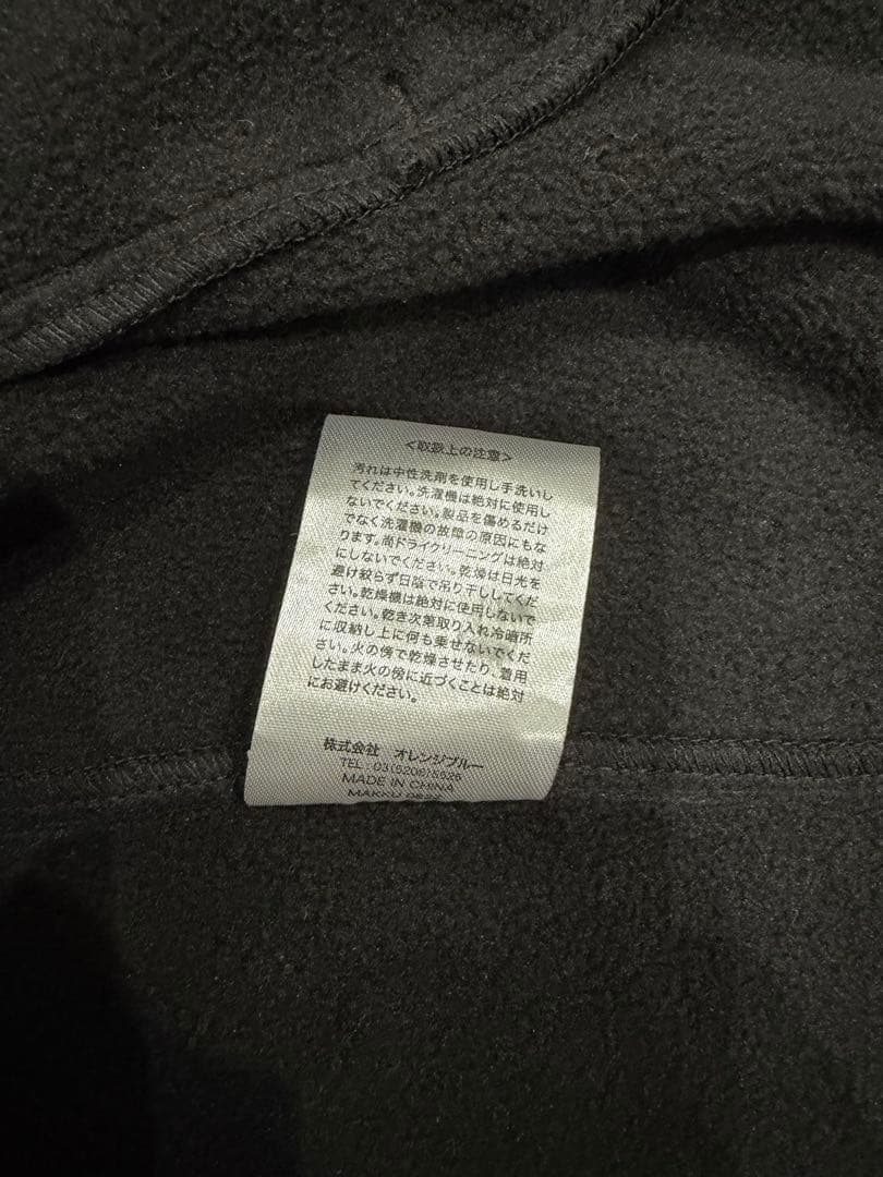 mazume マズメ フィッシングジャケット 防寒 裏ボア 黒