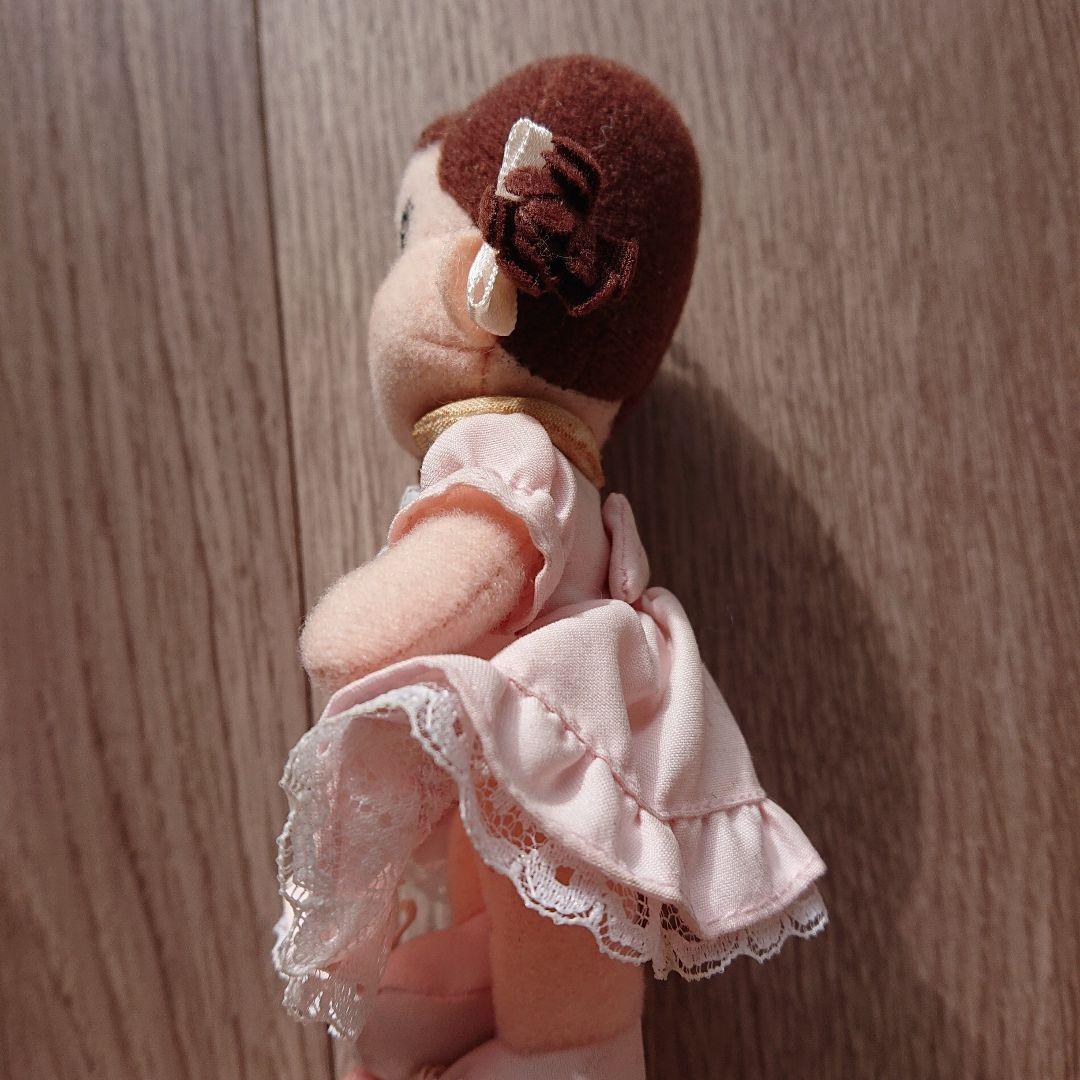 レア品 不二家 ペコちゃん ぬいぐるみ キーホルダー ボールチェーンストラップ