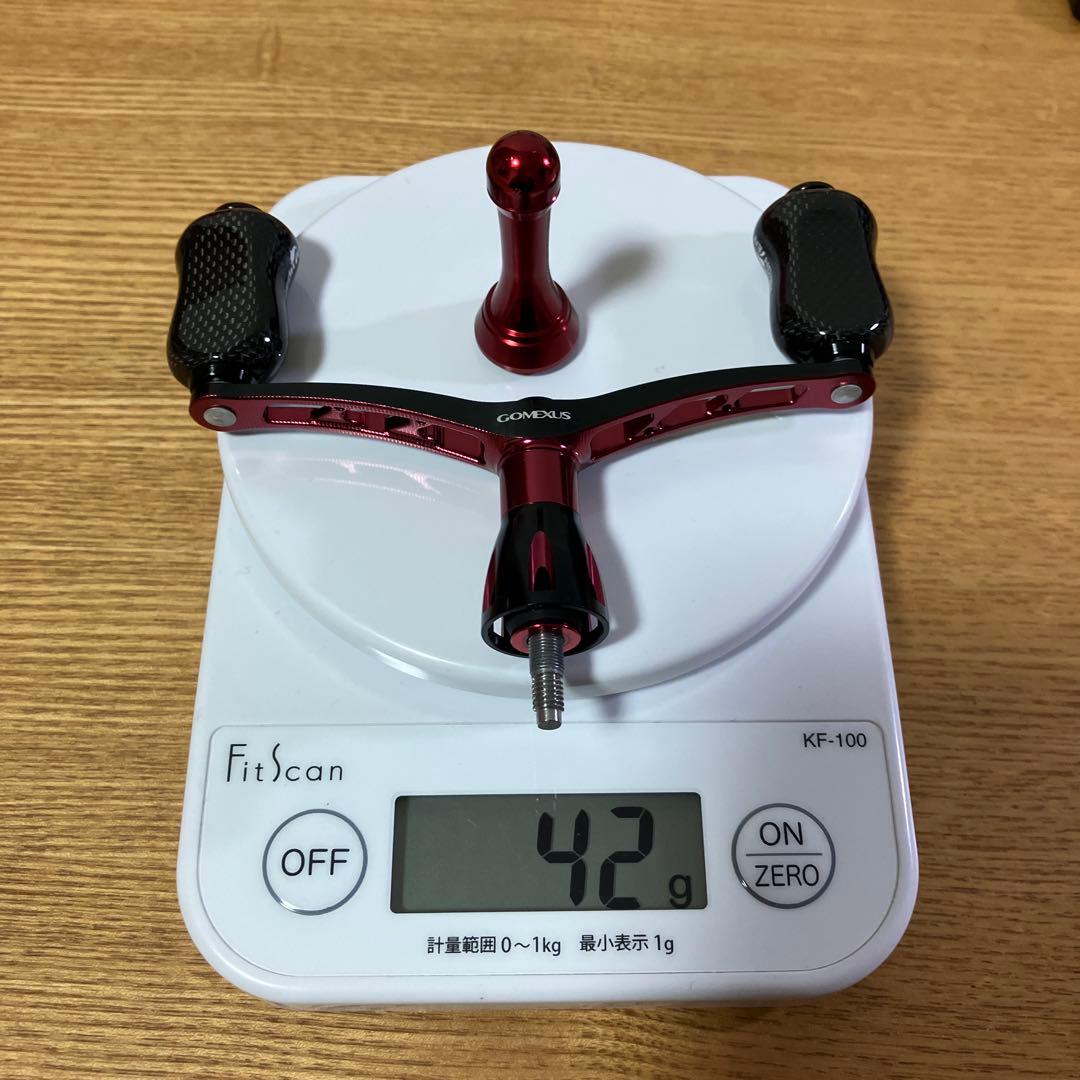 Noir　シマノ用　ゴメクサス　ダブルハンドル　カーボンノブ　 夢屋