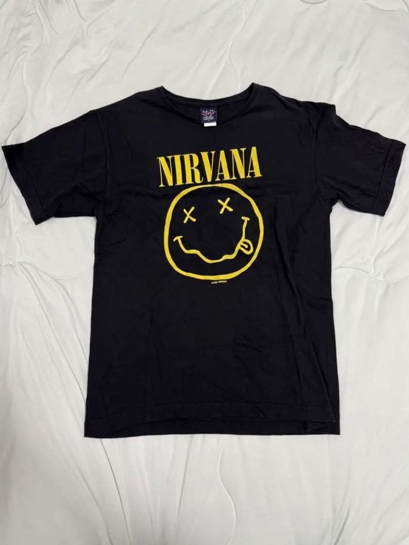o*a様 NIRVANA スマイル Tシャツ Lサイズ ©️1992