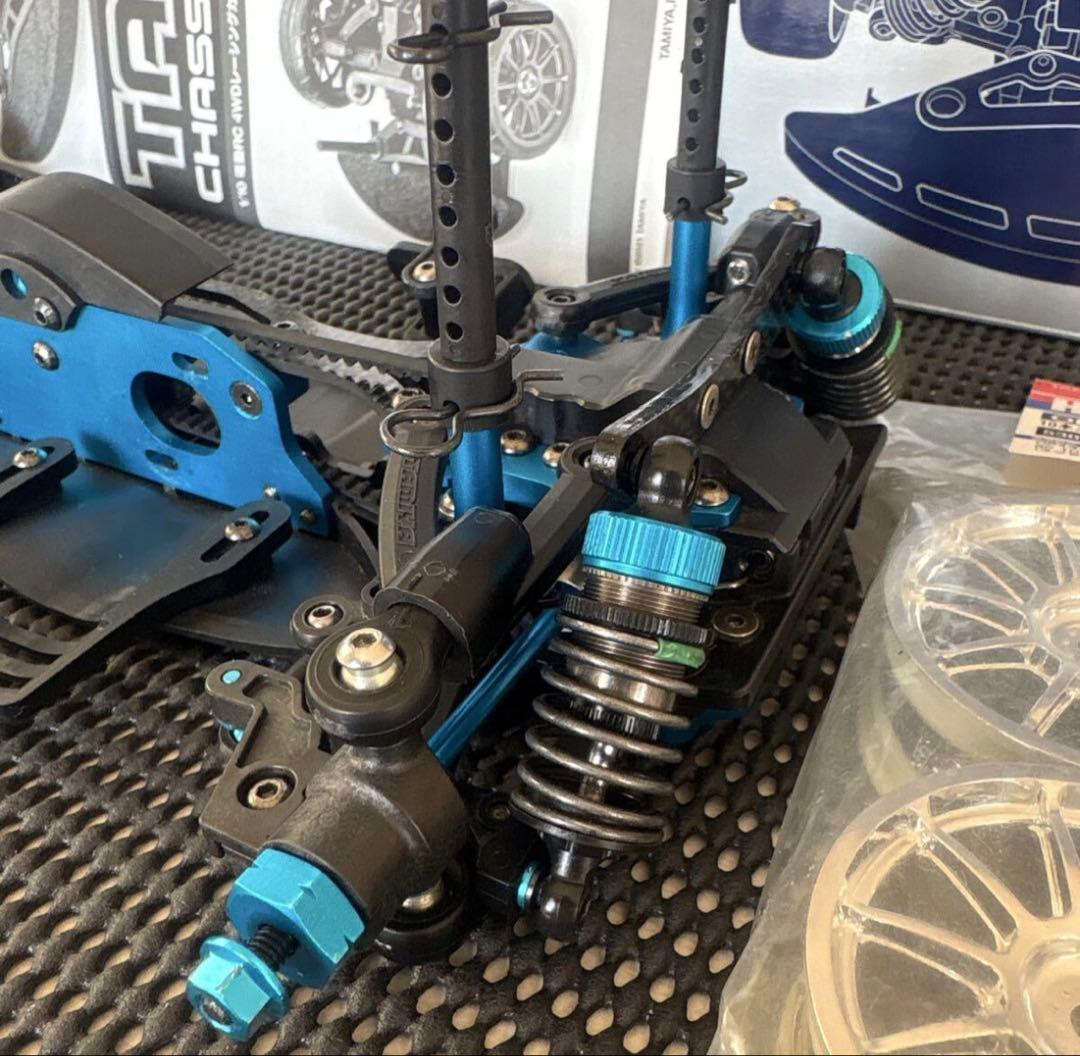 TAMIYA タミヤ　TA08 スペアパーツ　オプションパーツ沢山　ボールデフ付