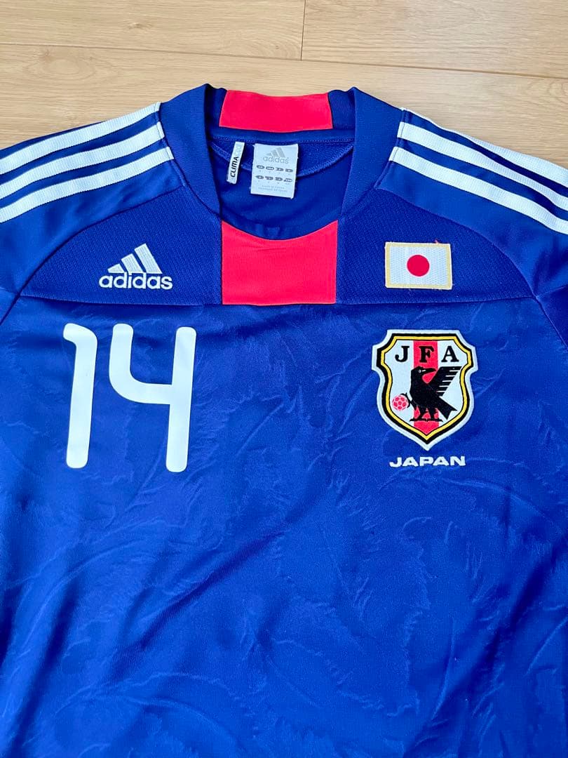 adidas 2010年 南ア W杯 日本代表 ユニフォーム 中村憲剛 14番