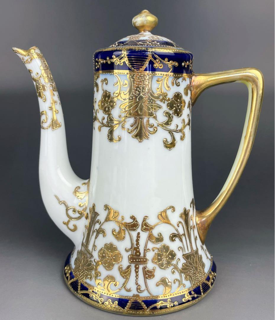 【専用】オールノリタケ デミタスセット ティーポット カップ ソーサー2客セット