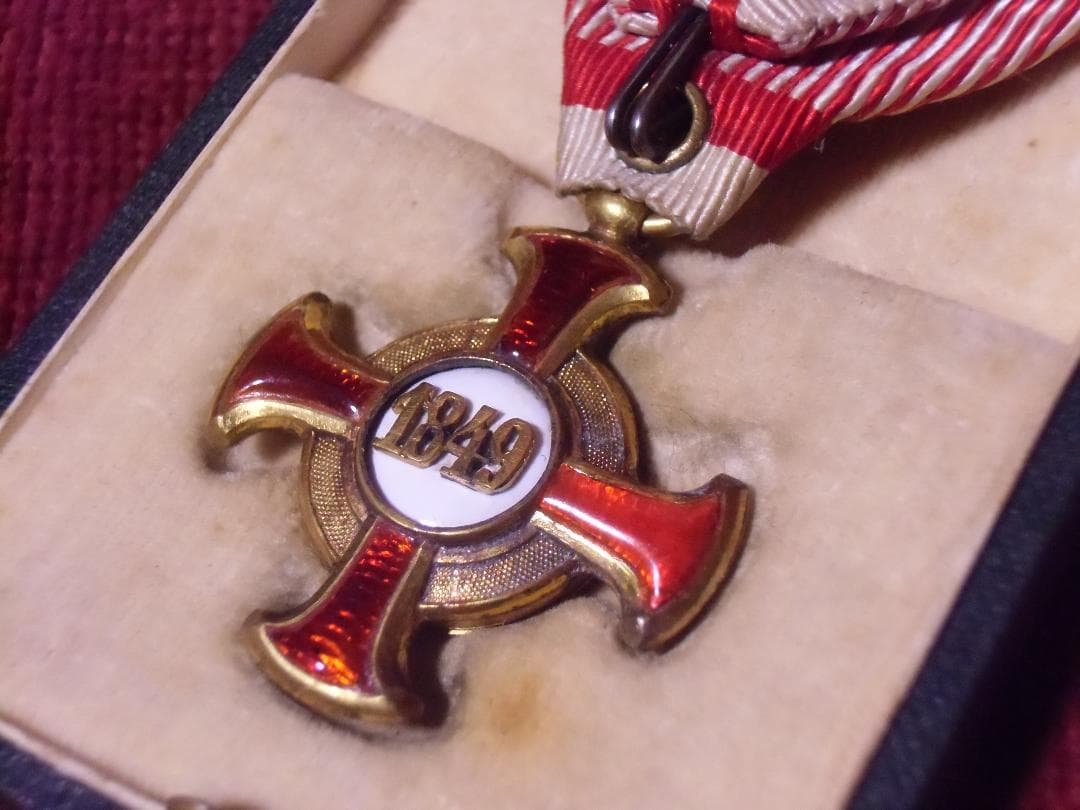 Öオーストリア帝国軍＊１９１６年＊フランツヨーゼフ戦功十字章＊金章（実物）