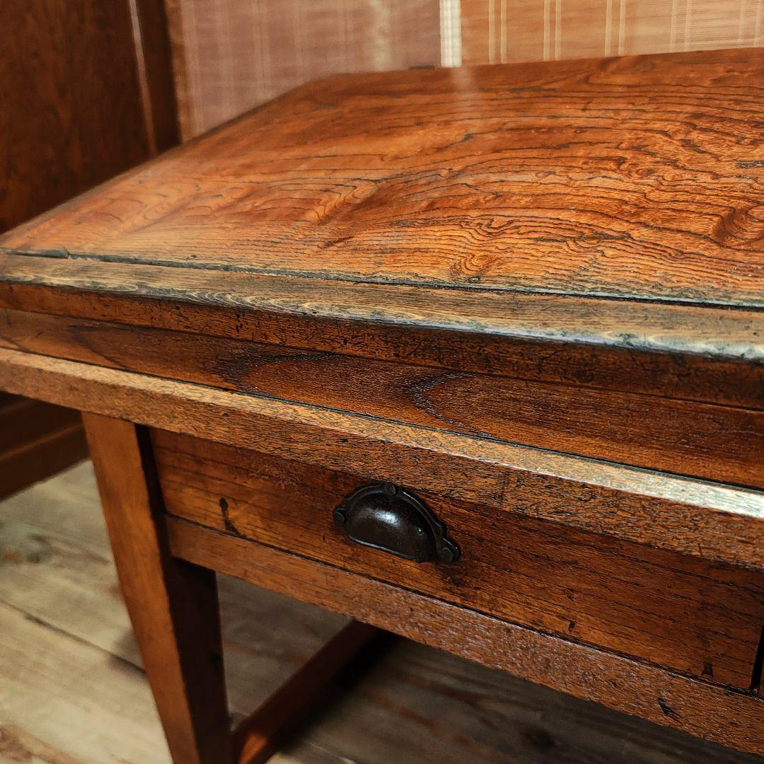 帳場机　文机　ライティングデスク　昭和レトロ　古家具