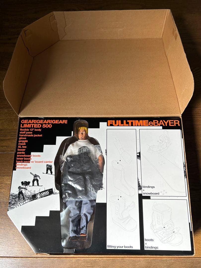 FULLTIMEeBAYER 1/6スノーボードフィギュアSIMON 絶版