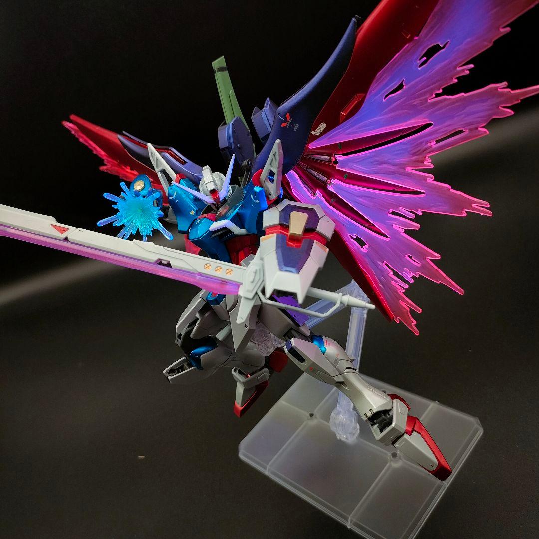 デスティニーガンダムspecⅡ　ゼウスシルエットゴースト　ガンプラ 塗装完成品