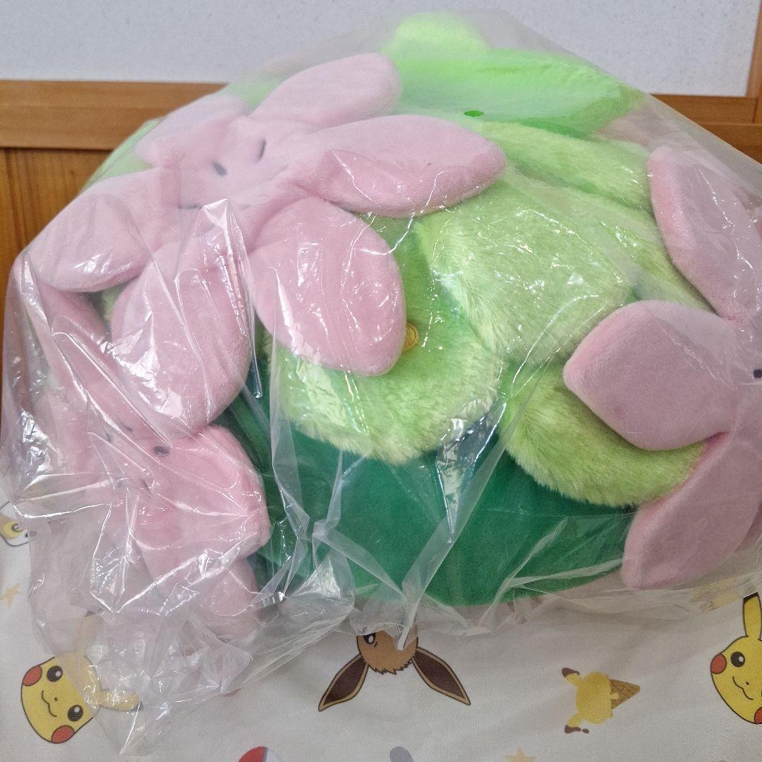 タグ付き　もっちり　シェイミ　20周年　ぬいぐるみ　クッション