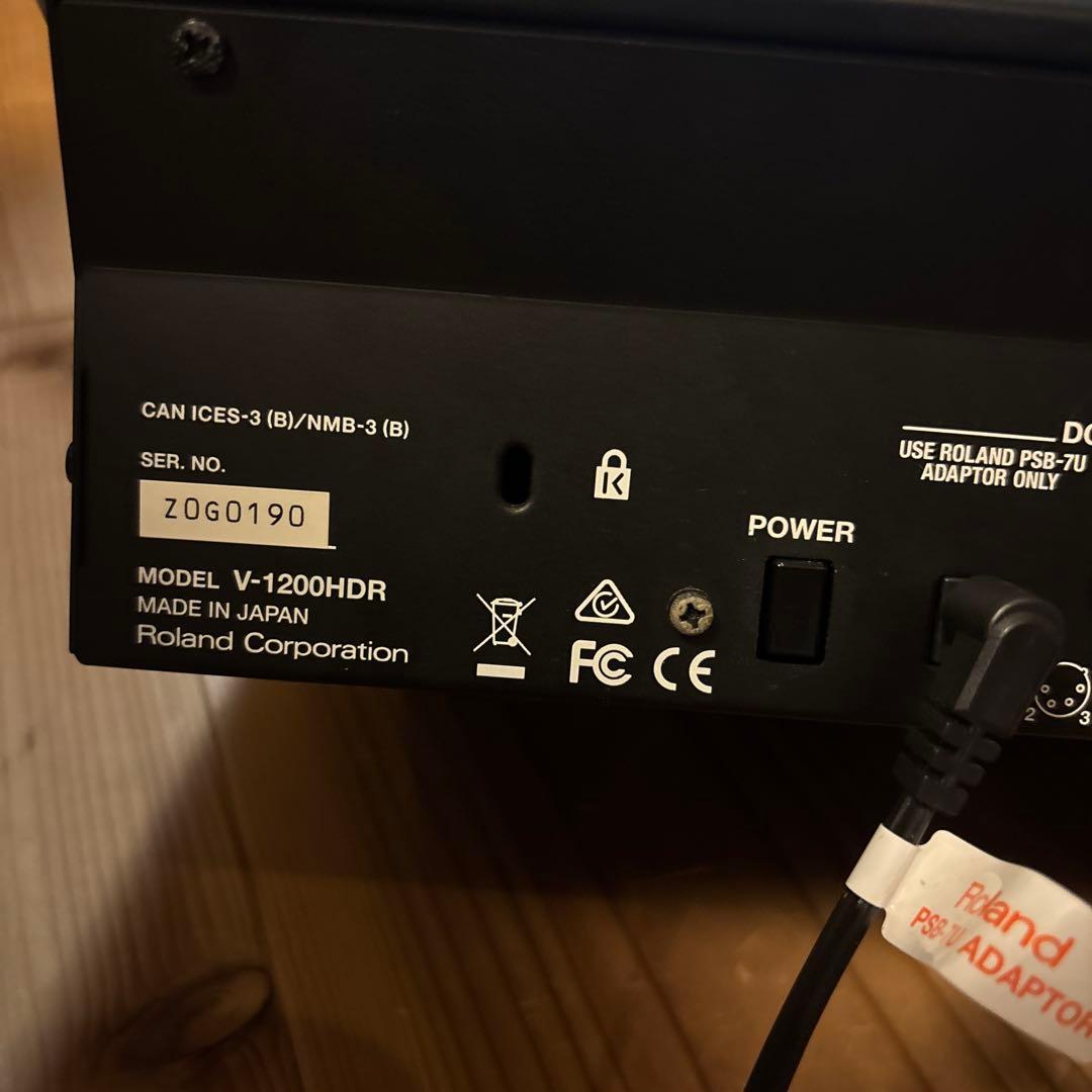 配信機器・PA機器・レコーディング機器 Roland V-1200HDR