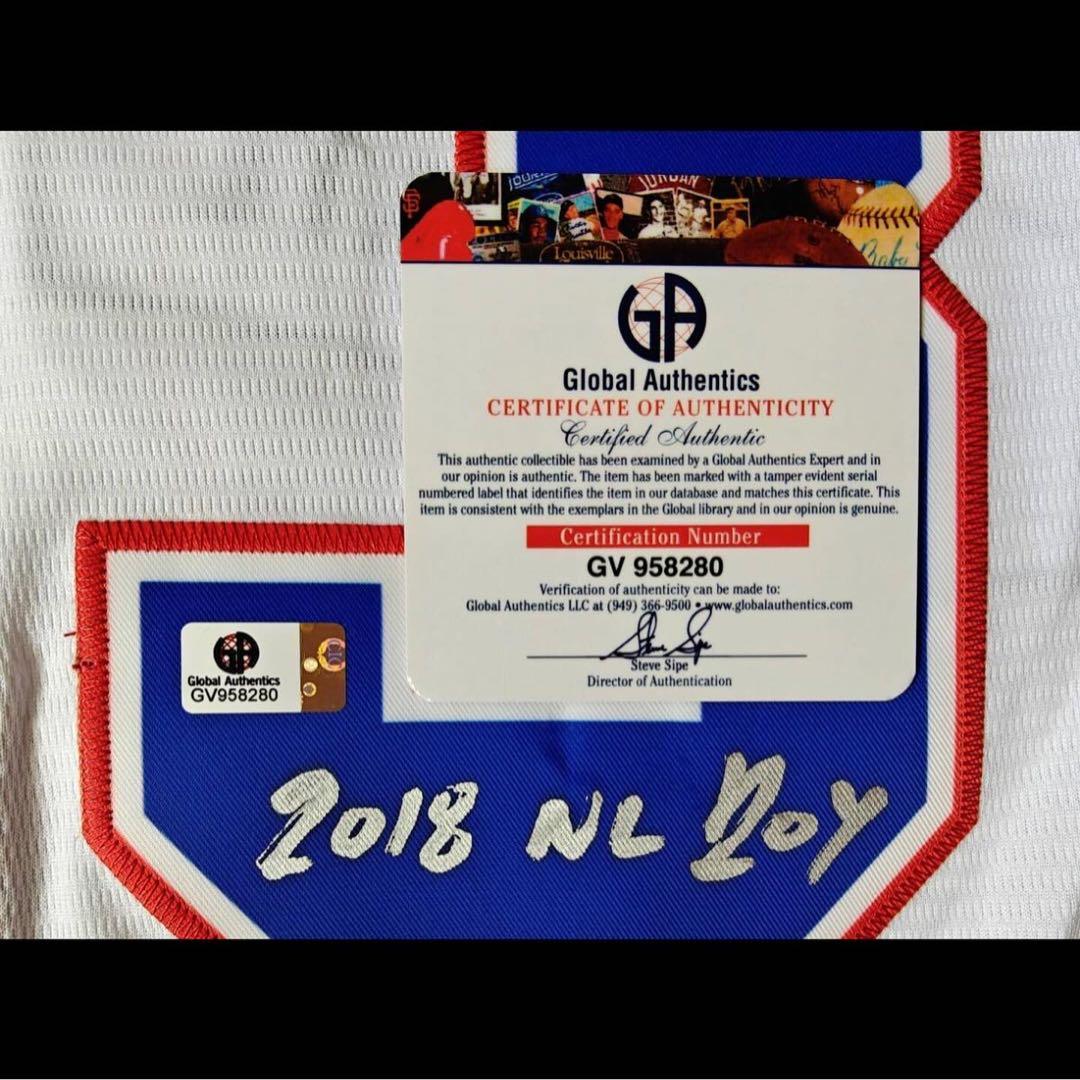 【2月SALE】アクーニャJR. サイン入りジャージ　MLBブレーブ