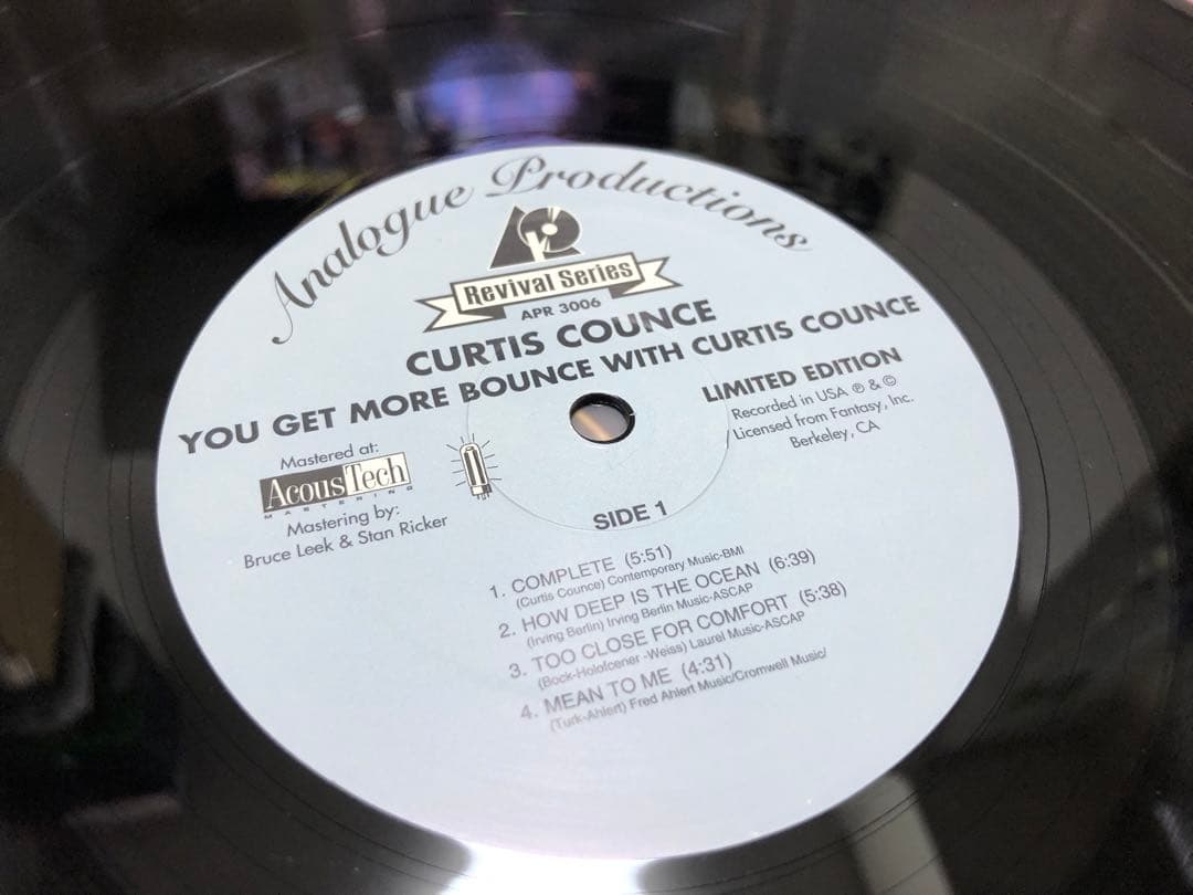 アナプロ Curtis Counce You Get More Bounce