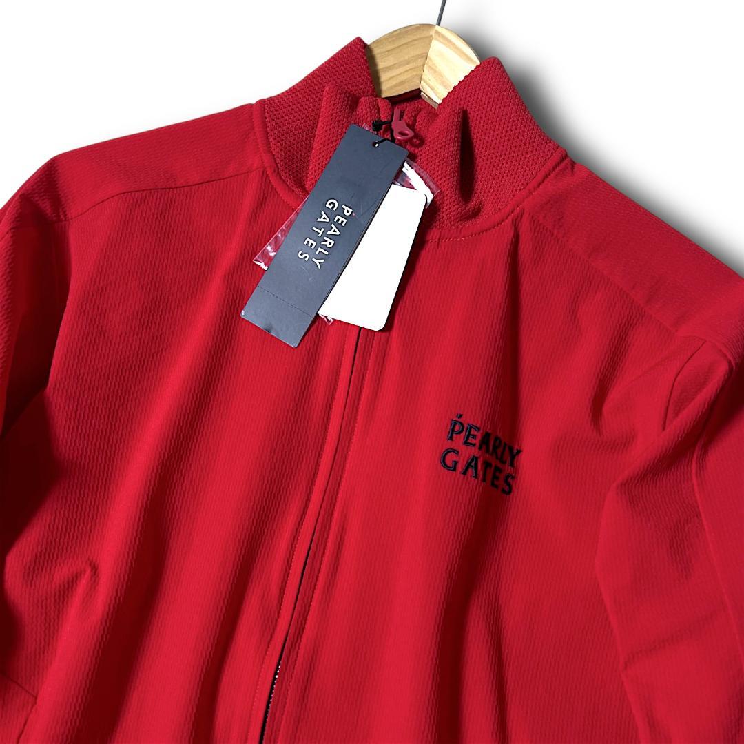 4 パーリーゲイツ シアサッカー Nyタスランドビーストレッチ テックブルゾン