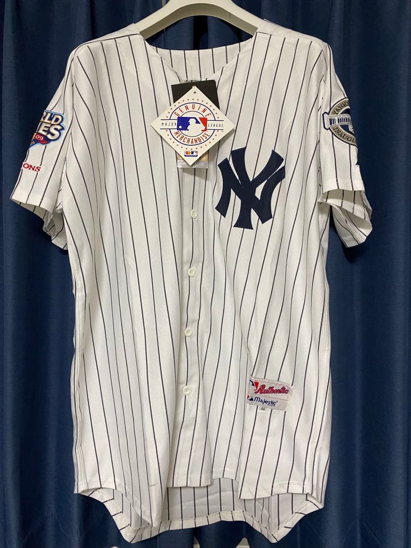 2009ワールドシリーズ MVP松井秀喜ヤンキース オーセンティックジャージ