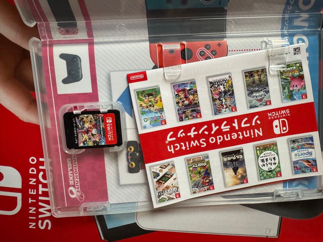 Nintendo Switch 本体 有機el 動作確認済みマリオーカート8付き