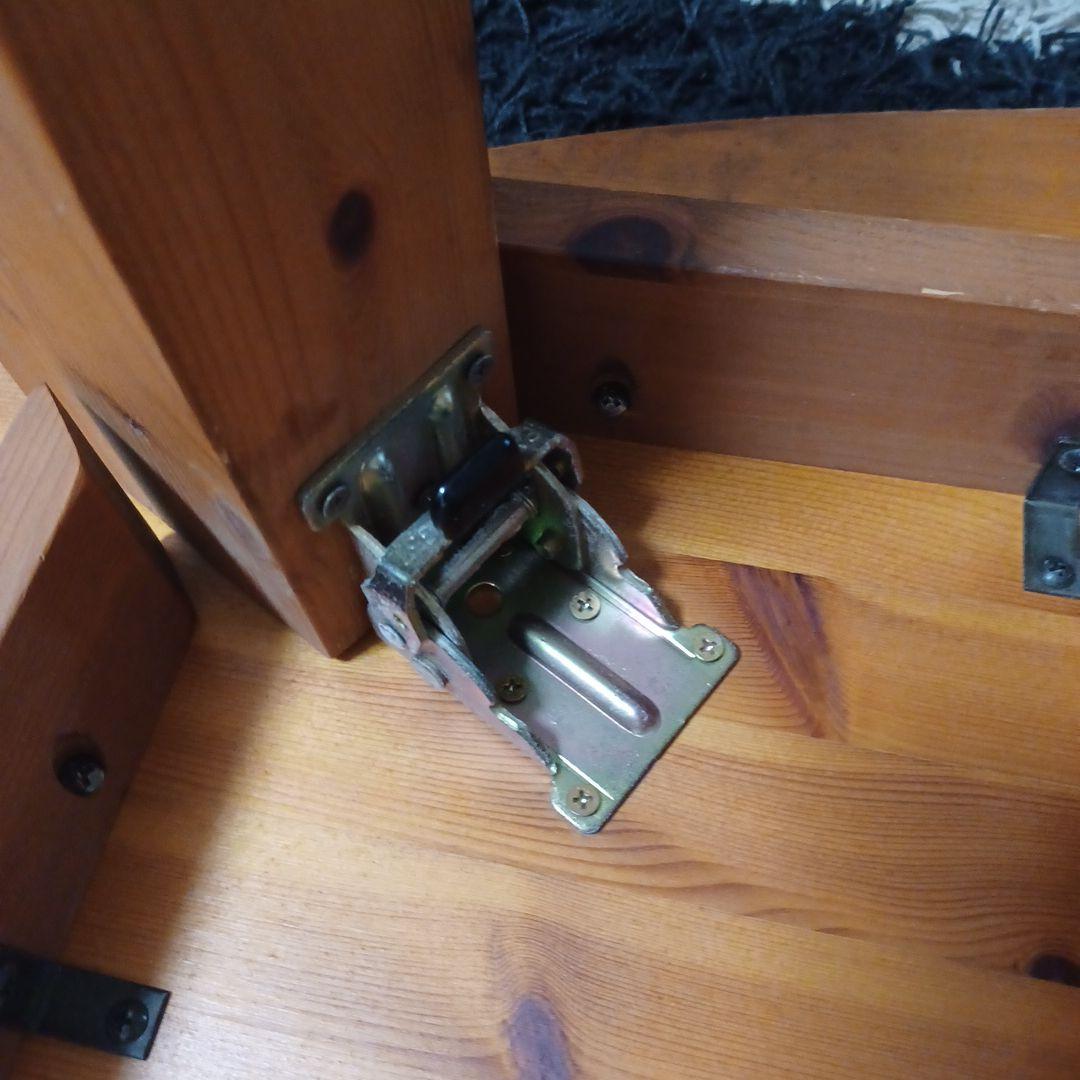 木製楕円形座卓 1200x800x350mm