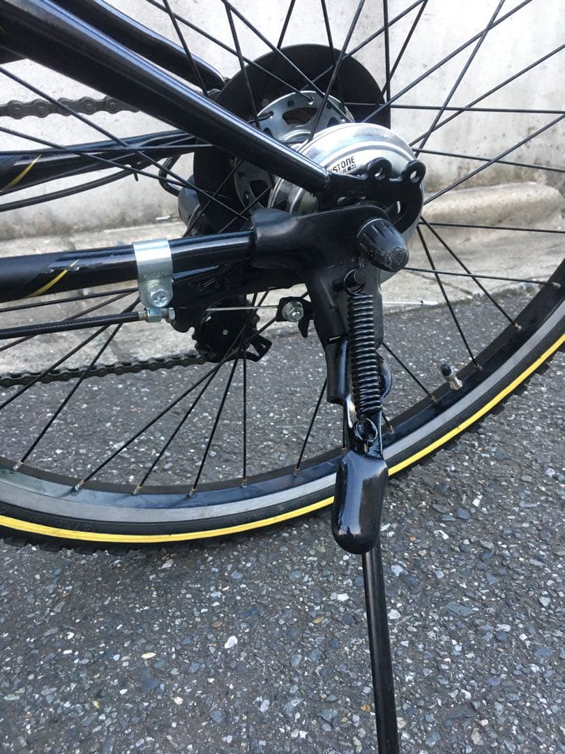 整備済 マウンテンバイク 自転車 子供 黒 ブラック26インチ 美品 綺麗 美品