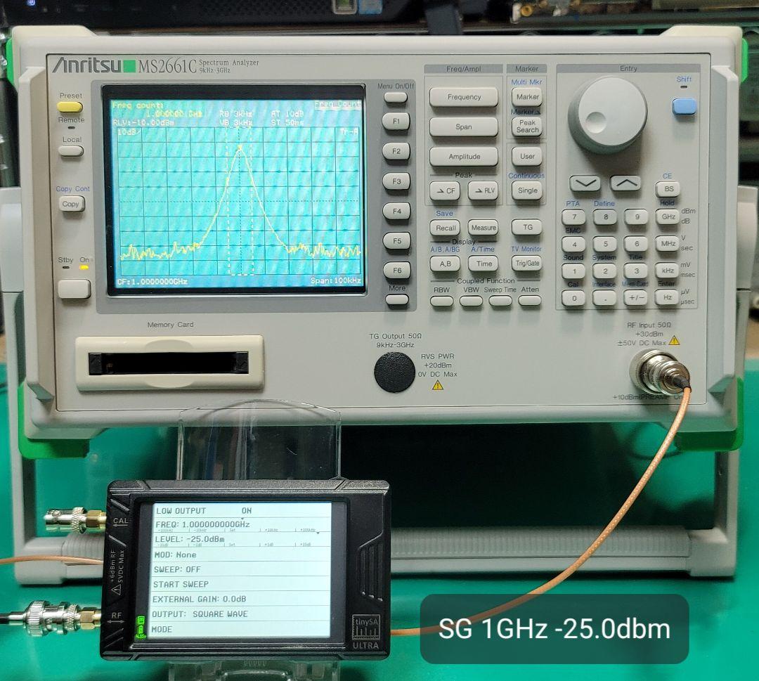 美品 Anritsu MS2661C 9KHz-3GHz スペクトラムアナライザ