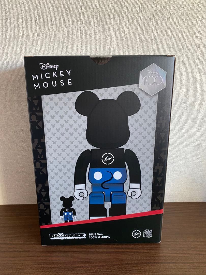 クリアファイル BEARBRICK Mickey Mouse Blue Ver400%&100%